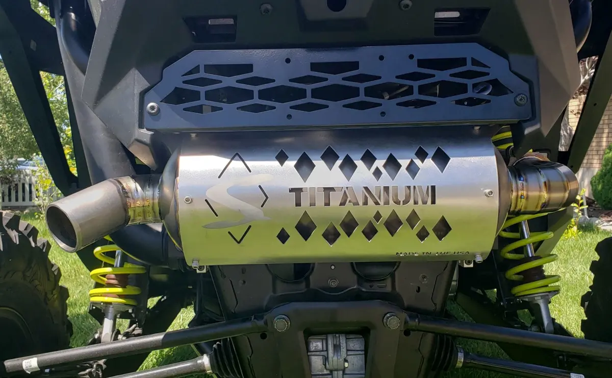 Rzr Xp Titanium Muffler By Diamond S 1