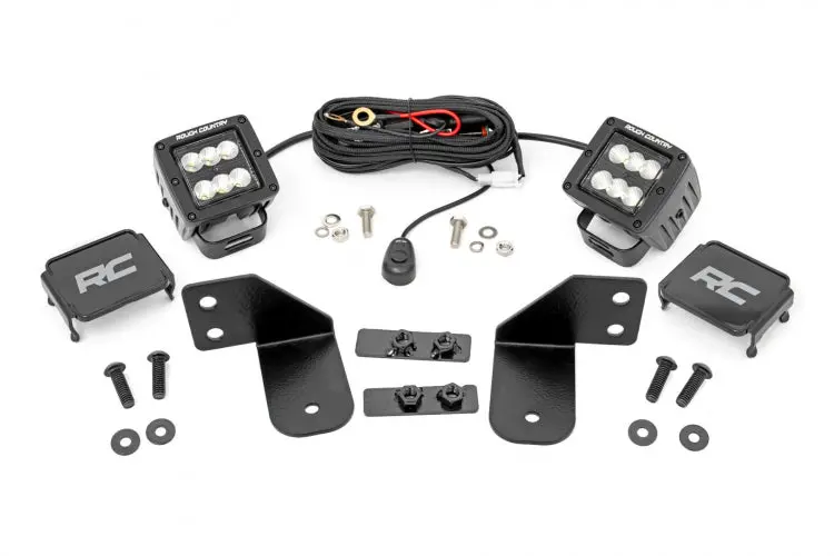 Rough Country Rear Facing 2-Inch/3-Inch Led Kit Polaris Ranger (2013-2022) 1