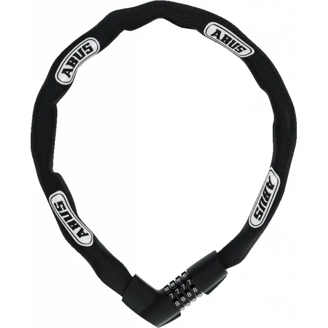 Chain Locks - Tresor 1385/85 Black Combo - 85 Cm Length / 7 Mm Diameter Square 1