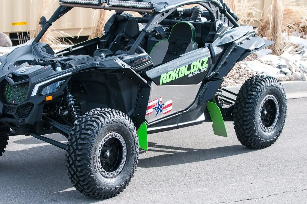Can-Am Maverick X3, X Ds, X Rs 2017+ Mud Flaps Requires Brp Fender Flares By Rokblokz 6