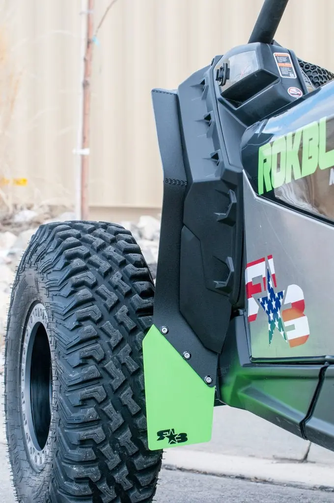 Can-Am Maverick X3, X Ds, X Rs 2017+ Mud Flaps Requires Brp Fender Flares By Rokblokz 7