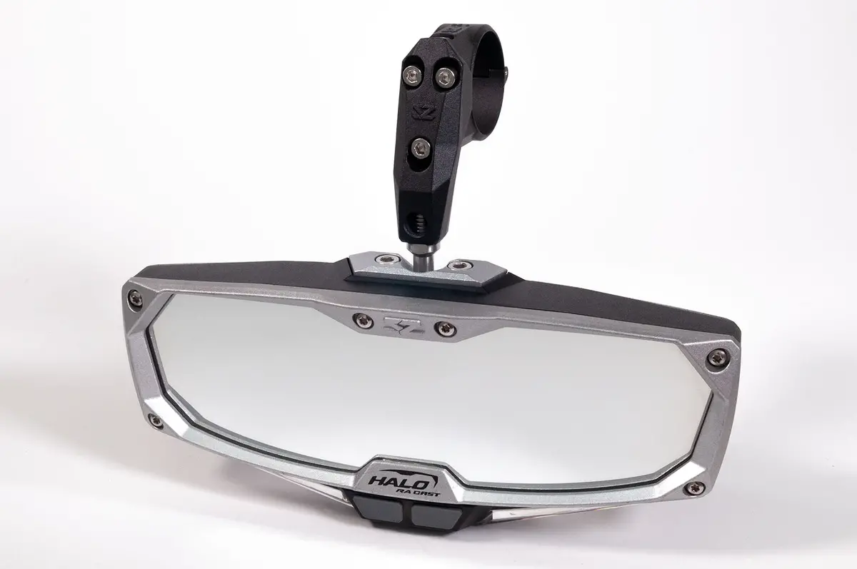 Seizmik Halo-Ra Led Rearview Mirror With Cast Aluminum Bezel – 1.75″ Round Tube 1