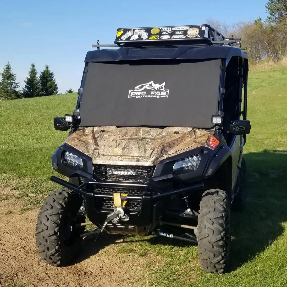 Padded Windshield Cover For Honda Pioneer By Pro Fab Outdoors 1