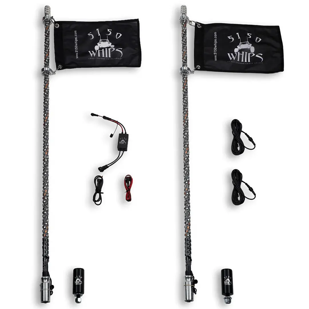 Platinum 2X 187 Led Whips (1 Pair) By 5150 1