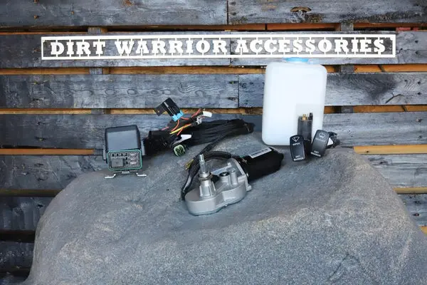 Electric Windshield Wiper Kit For Polaris Proxp 2019+- Dirt Warrior Accessories 1