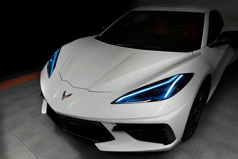 Oracle 20-21 Chevy Corvette C8 Rgb+A Headlight Drl Kit - Colorshift W/O Controller 2