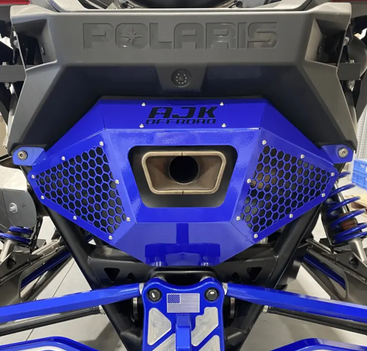 Polaris Pro R Exhaust Cover Bumper 1
