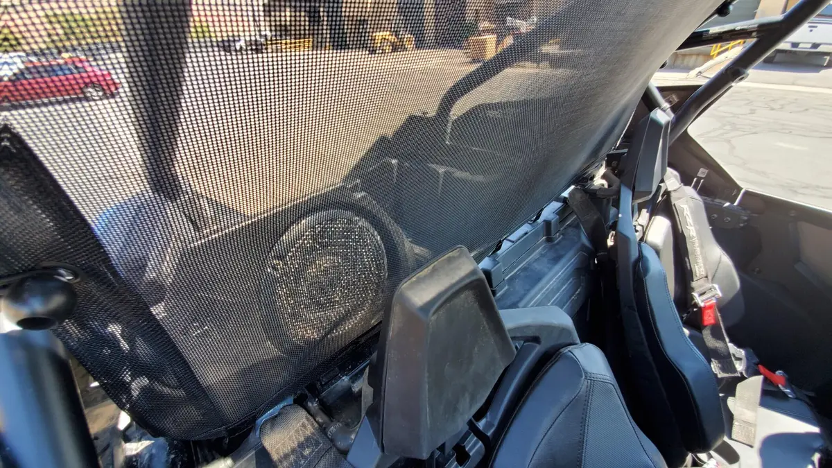 Motoroof - Rear Window – Polaris Rzr Pro Xp – 4 Door – Black 2
