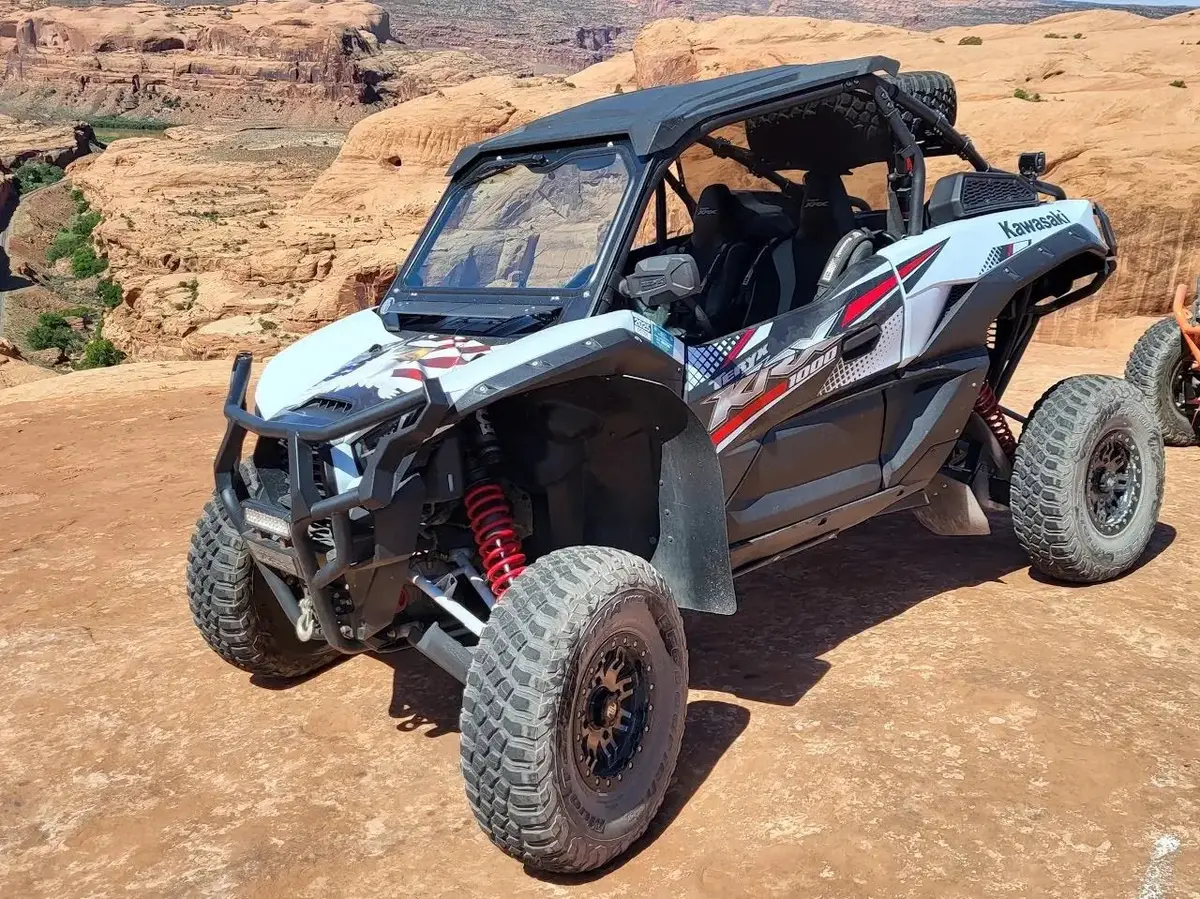 Kawasaki Teryx Krx1000 Front Glass Windshield 2020+ By Dwa (Dirt Warrior Accessories) 1