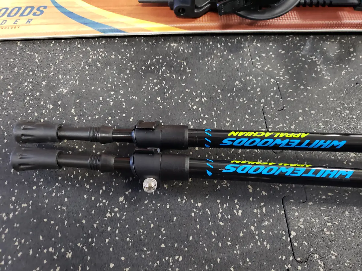 Whitewoods Outlander Snowshoe Skis, 139Cm W/Universal Bindings, Telescopic Poles 2