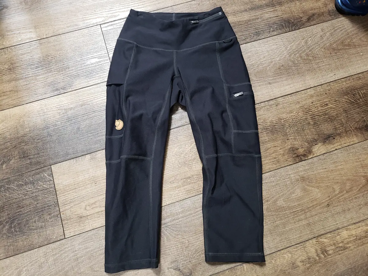 Fjallraven Abisko 3/4 Length Stretch Hiking Pants Women Xs 1