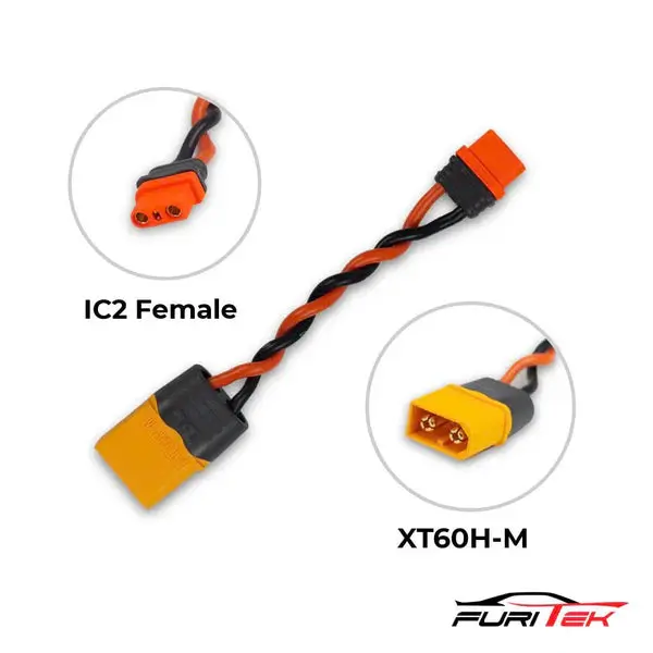 High Quality Female Ic2 To Male Xt60 Conversion Cable 1