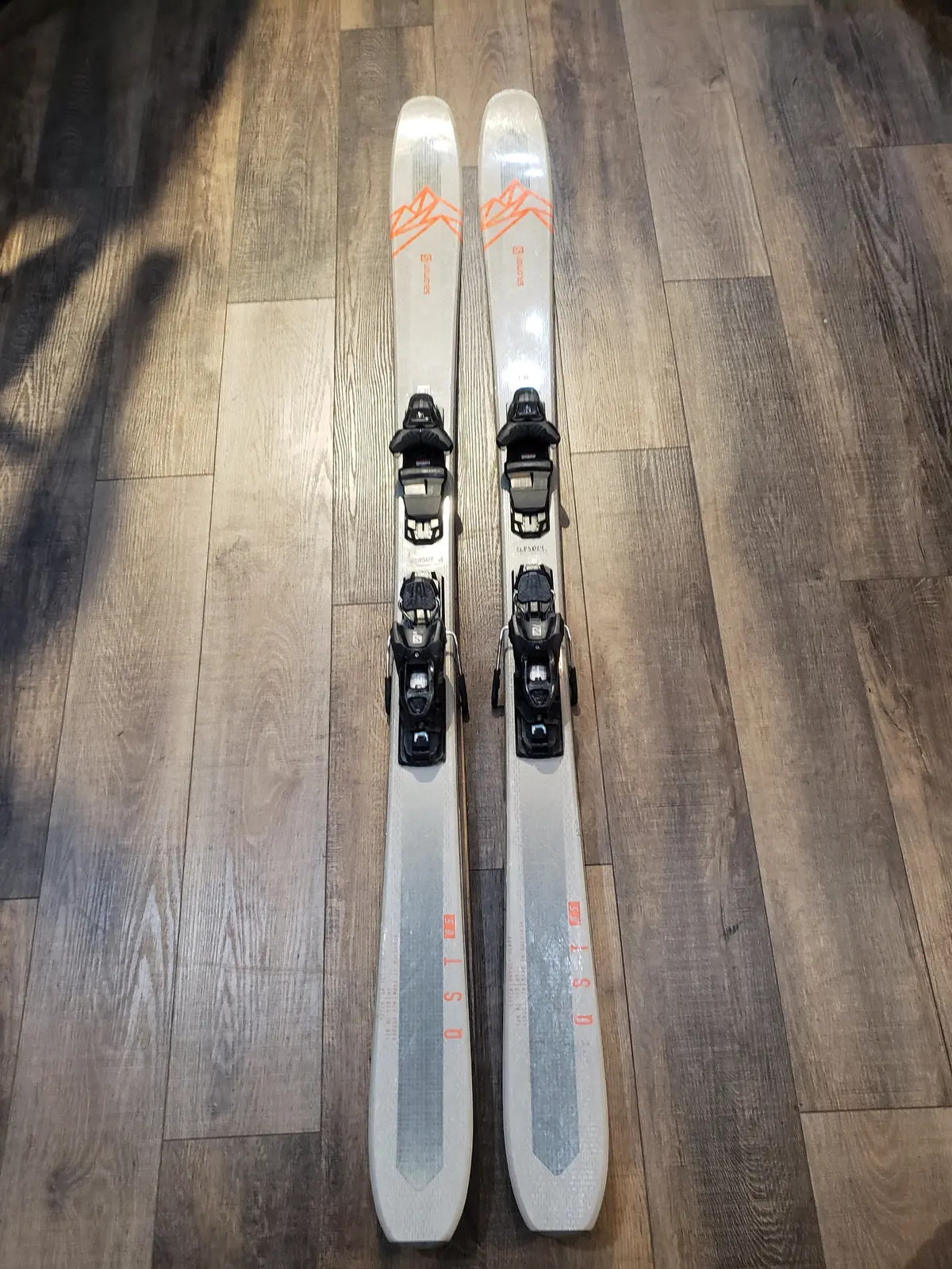 Salomon Qst 85 Skis All Mountain Rocker Grip Walk Bindings, 177Cm 1