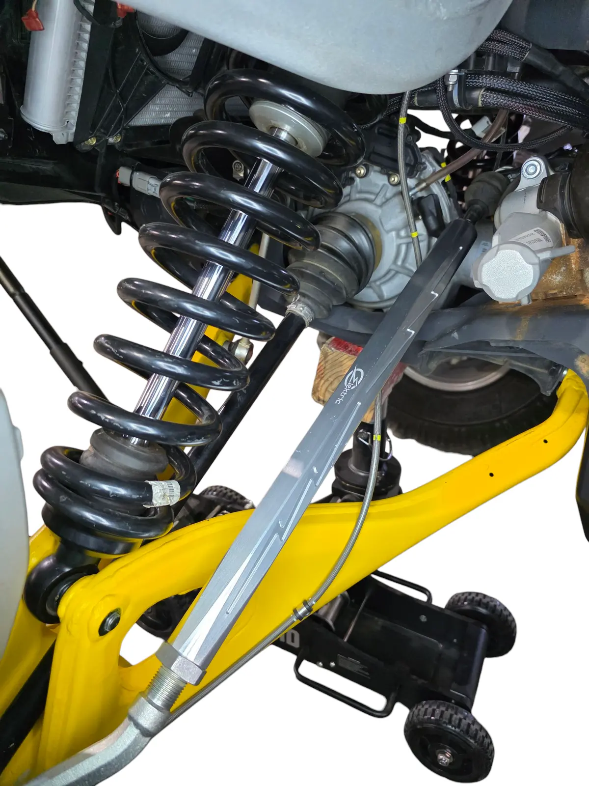 Elektric Offroad Designs 2024+ Can Am Maverick R Billet Tie Rods Anodized Clear 1