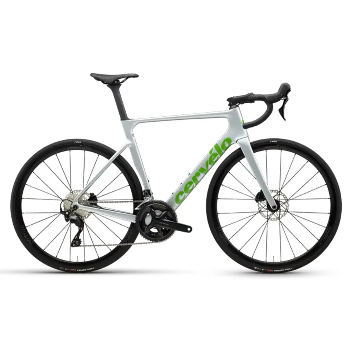 2026 Cervélo Soloist 105 Cable, Serpentine Silver, Alloy Wheels 1