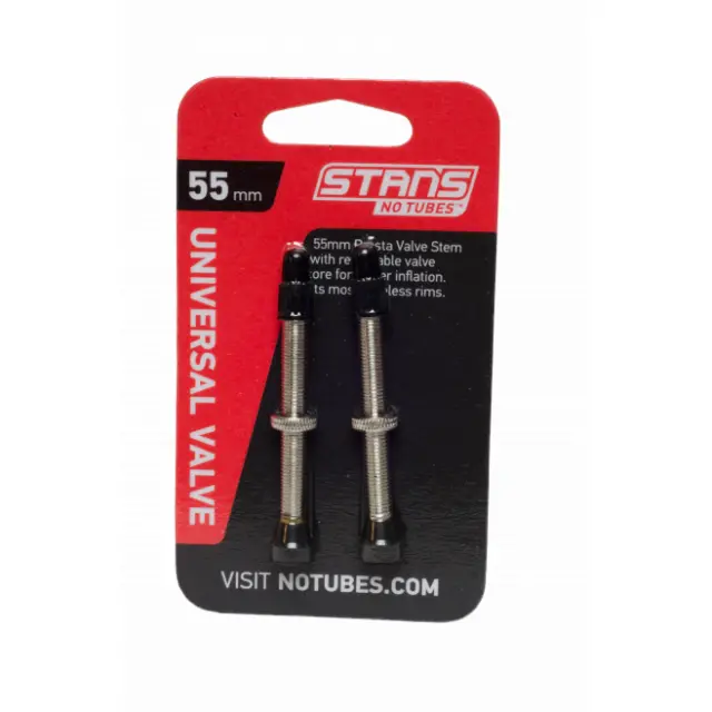Valve Stem Pair, Universal, Presta, 55Mm 1