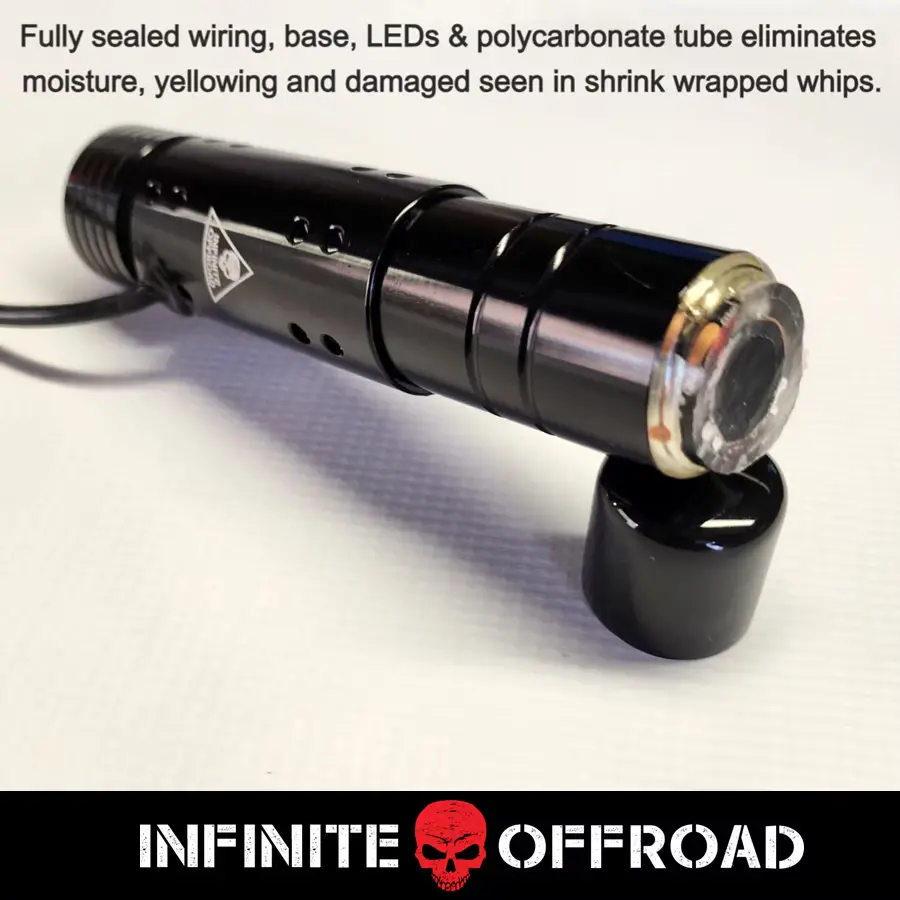 Infinite Offroad (Utv) - Rgb+W Rock Light & Whip Bundle 12