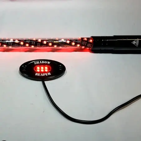 Infinite Offroad (Utv) - Rgb+W Rock Light & Whip Bundle 9
