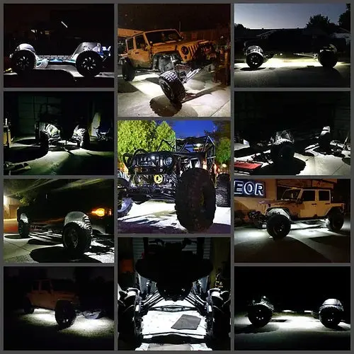 Infinite Offroad (Utv) - 8W Single Color Rock Light Kit 1