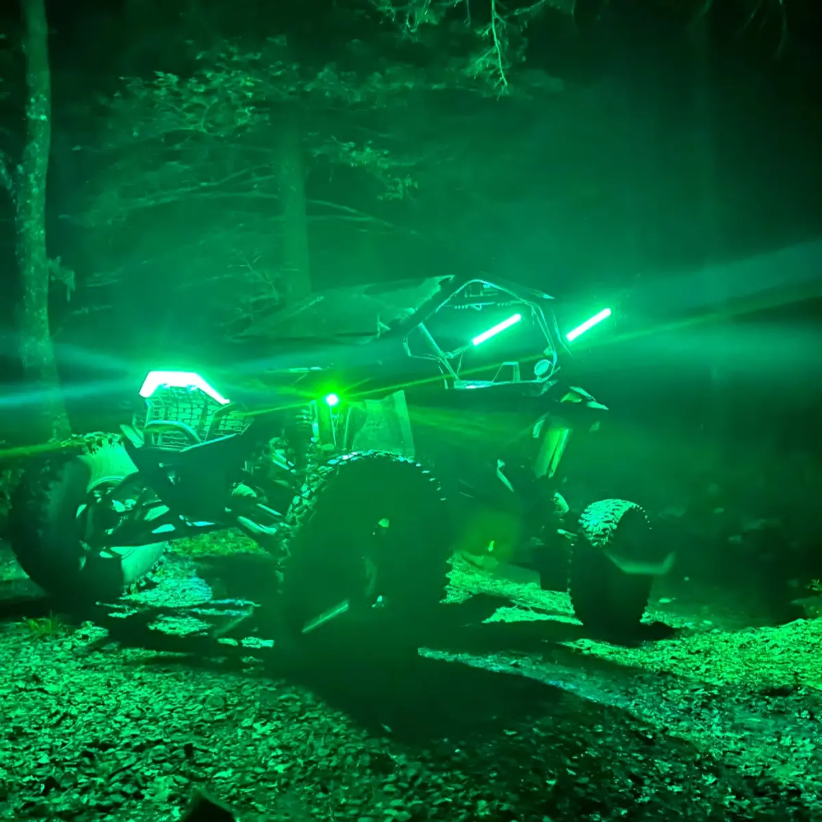 Infinite Offroad (Utv) - Rgb+W Rock Light & Whip Bundle 6