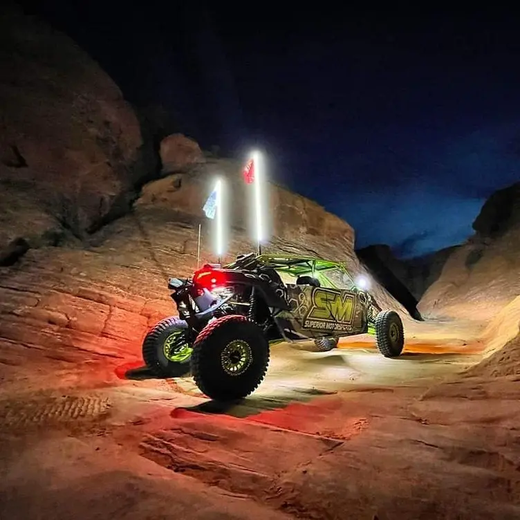 Infinite Offroad (Rgb+W) Whips - Compatible With Rock Lights 1