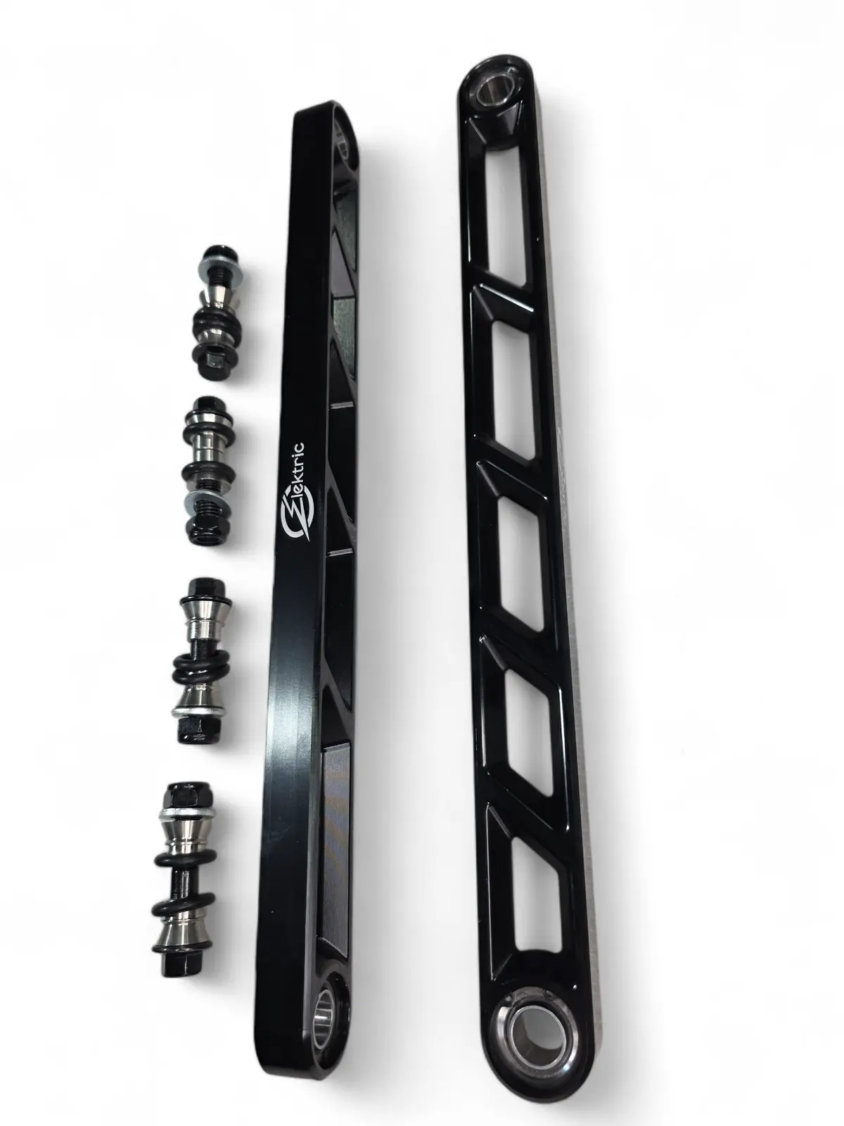 Elektric Offroad Designs 2024+ Can Am Maverick R Rear Sway Bar Links Anodized Black 1