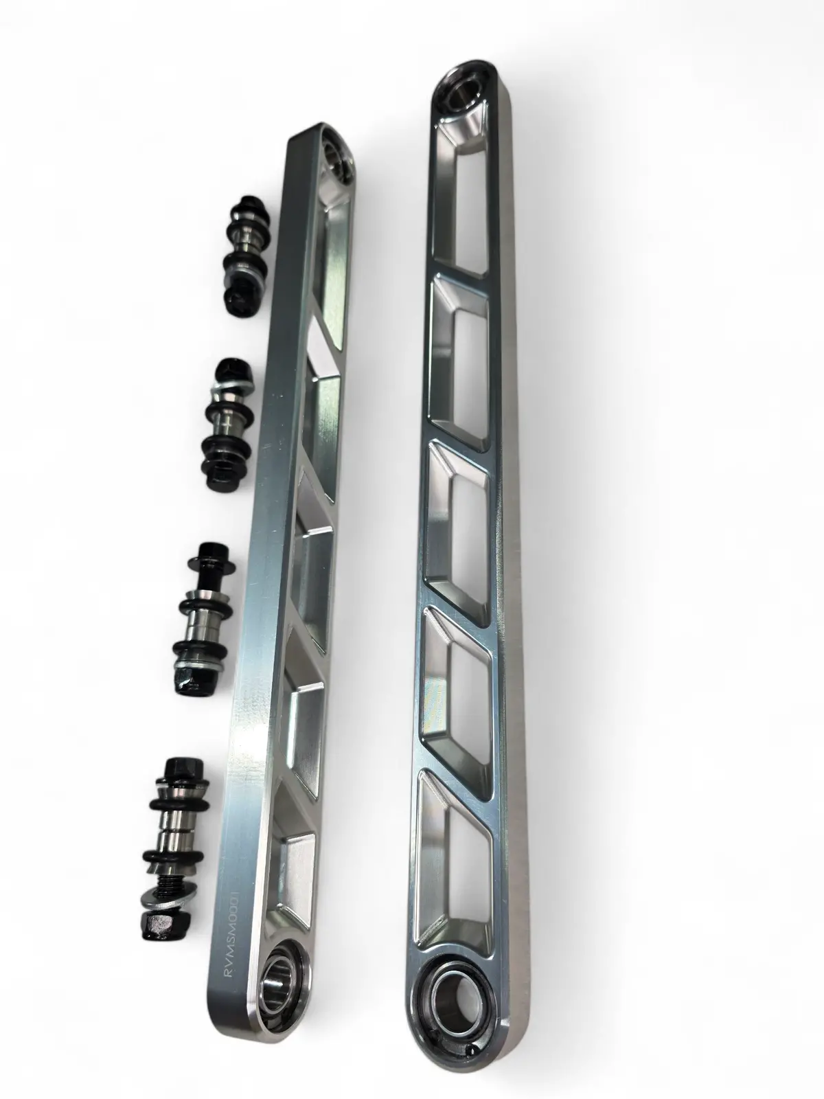 Elektric Offroad Designs 2024+ Can Am Maverick R Rear Sway Bar Links Anodized Clear 1