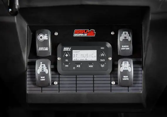 Polaris Rzr Xp 1000 And Xp4 1000 Complete Ssv Works 3 Speaker Plug-And-Play System 5