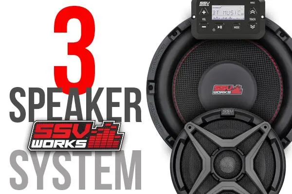 Polaris Rzr Xp Turbo And Xp4 Turbo Complete Ssv Works 3 Speaker Plug-And-Play System 1
