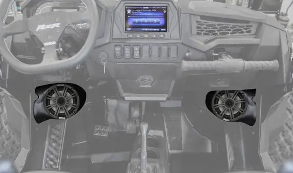 Polaris Rzr Xp 1000 And Xp4 1000 W/Ride Command Kicker/Ssv Works Complete 5 Speaker Plug-And-Play System 2