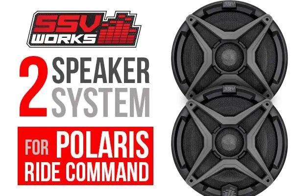 Polaris Rzr Xp Turbo S Complete Ssv Works 2 Speaker Plug-And-Play System 1