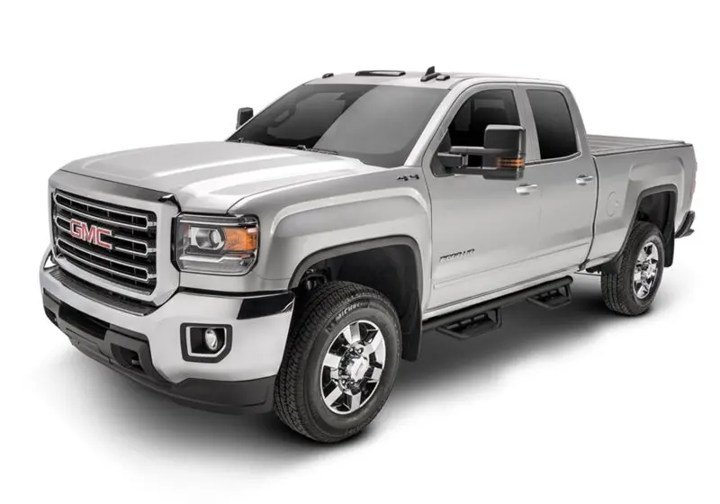 N-Fab Podium Lg 15-18 Gmc/Chevy Canyon/Colorado Crew Cab Srw - Tex. Black - Cab Length - 3In 2