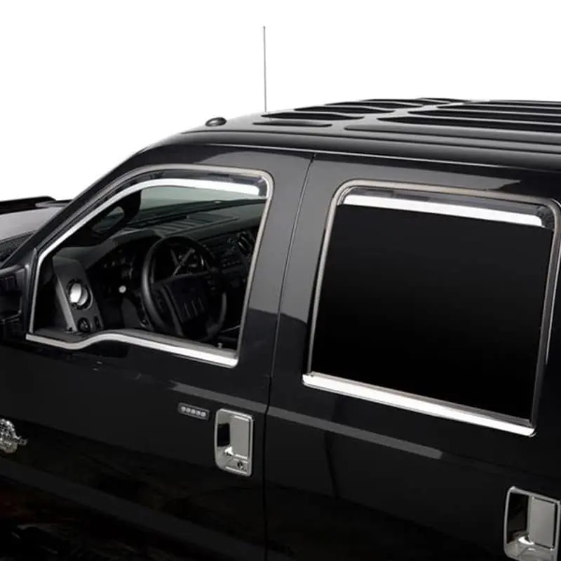 Putco 17-20 Ford Superduty - Regular Cab W/ Towing Mirrors (Abs Window Trim) Window Trim Accents 2