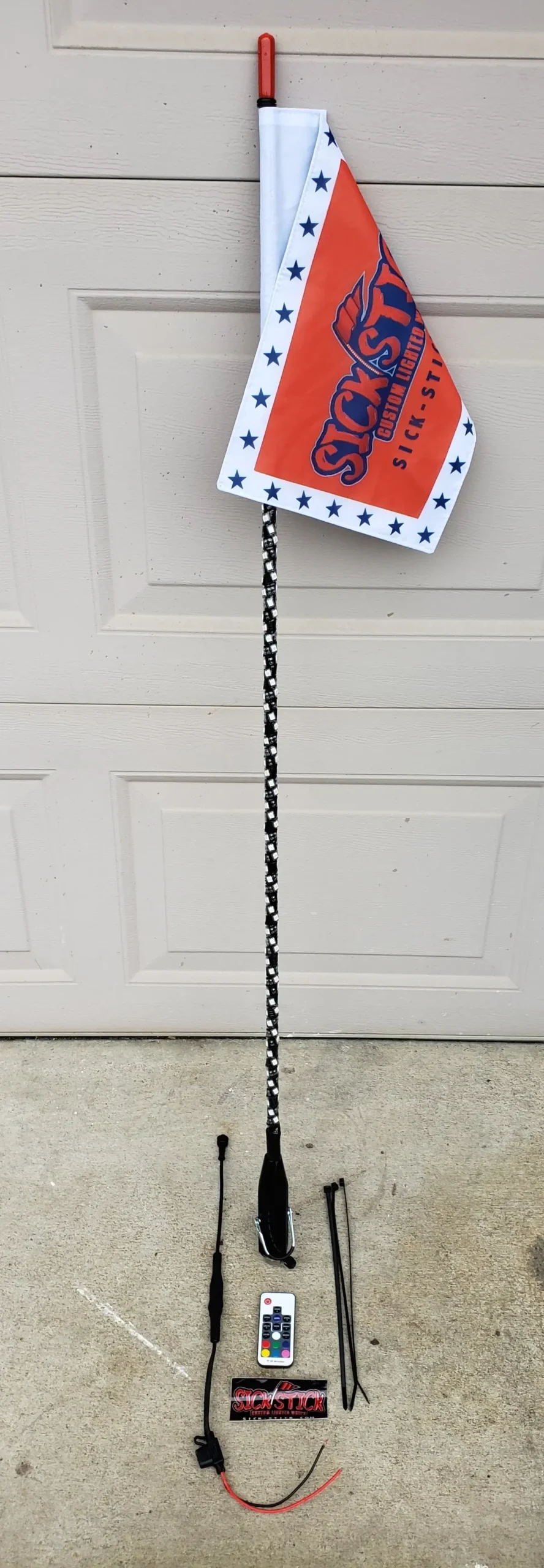 Sick-Stick Black Voodoo Whip With Remote* 3
