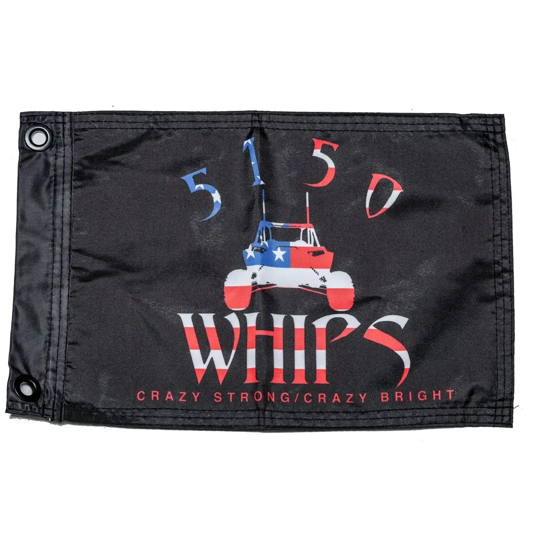Whips Heavy Duty Flag 10" X 15" By 5150 Whips 1