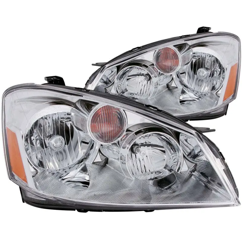Anzo 2005-2006 Nissan Altima Crystal Headlights Chrome 2