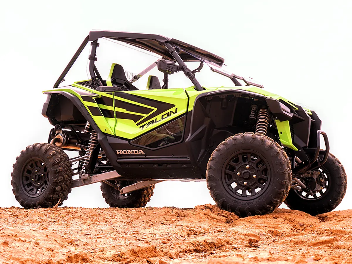 Honda Talon Lower Door Inserts-Dark Tinted By Spike Power Sports 1
