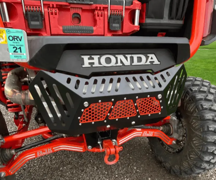 Honda Talon Exhaust Cover 1