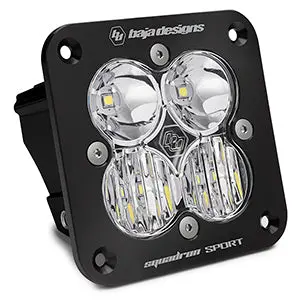Squadron Sport Led Light-Black Flush Mount By: Baja Designs 6