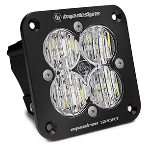 Squadron Sport Led Light-Black Flush Mount By: Baja Designs 7