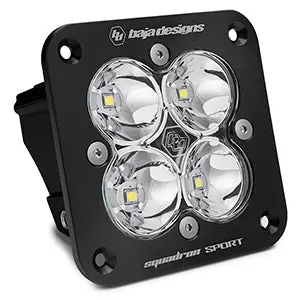 Squadron Sport Led Light-Black Flush Mount By: Baja Designs 1