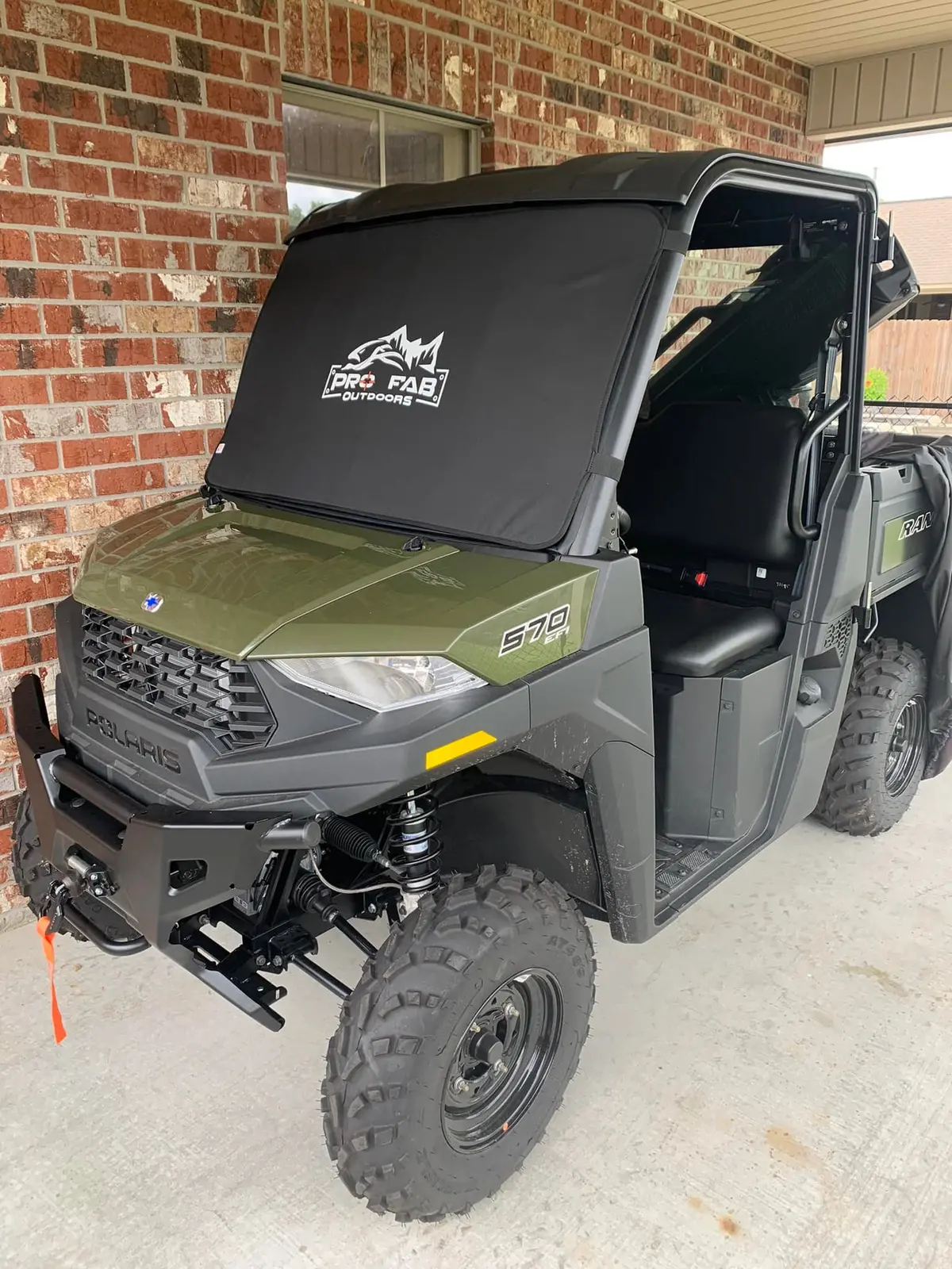 Pro Fab Outdoors Padded Windshield Covers For Utv's 1