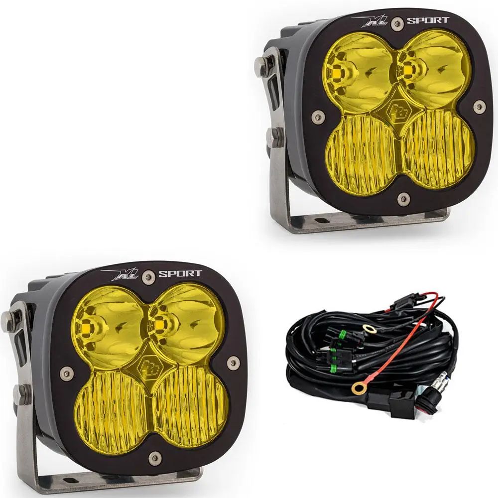 Xl Sport Led Auxiliary Light Pod Pair Driving/Combo Amber 1