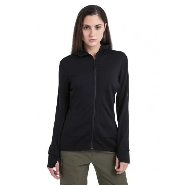 Womens Merino 260 Quantum Ls Zip Hoodie 1