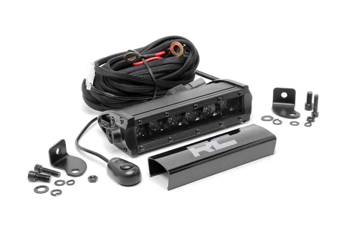 Rough Country 6-Inch Cree Led Light Bar (Single | Black Series) 1
