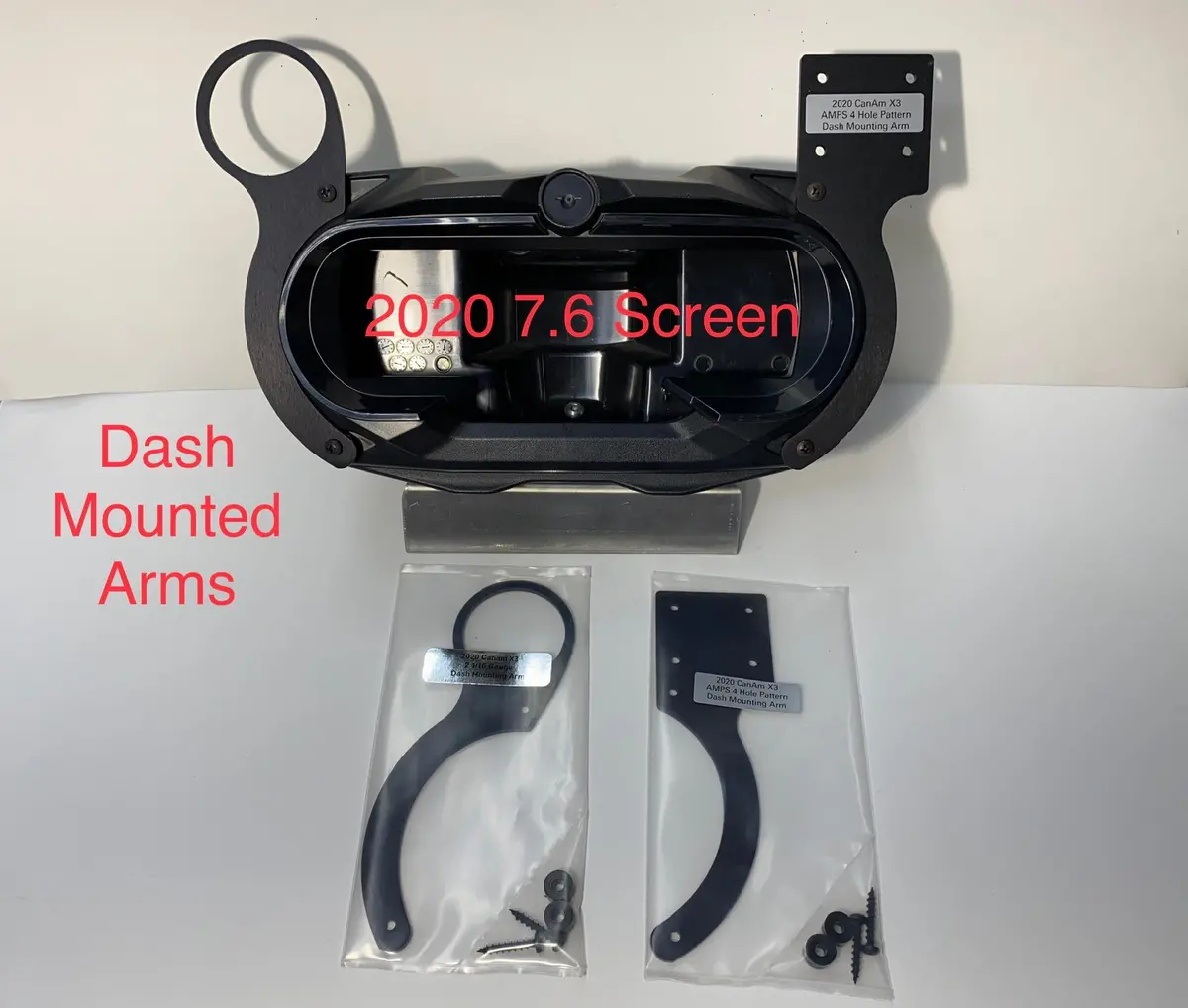 Dezert Freaks Canam X3 2020 2 1/16" Gauge And Powervision Mounts 1