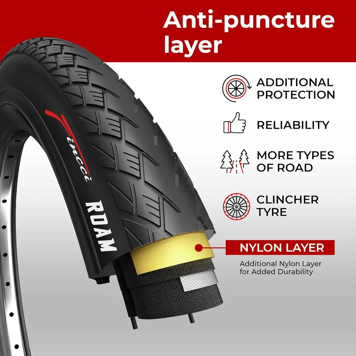 700X38c Bike Tire 1