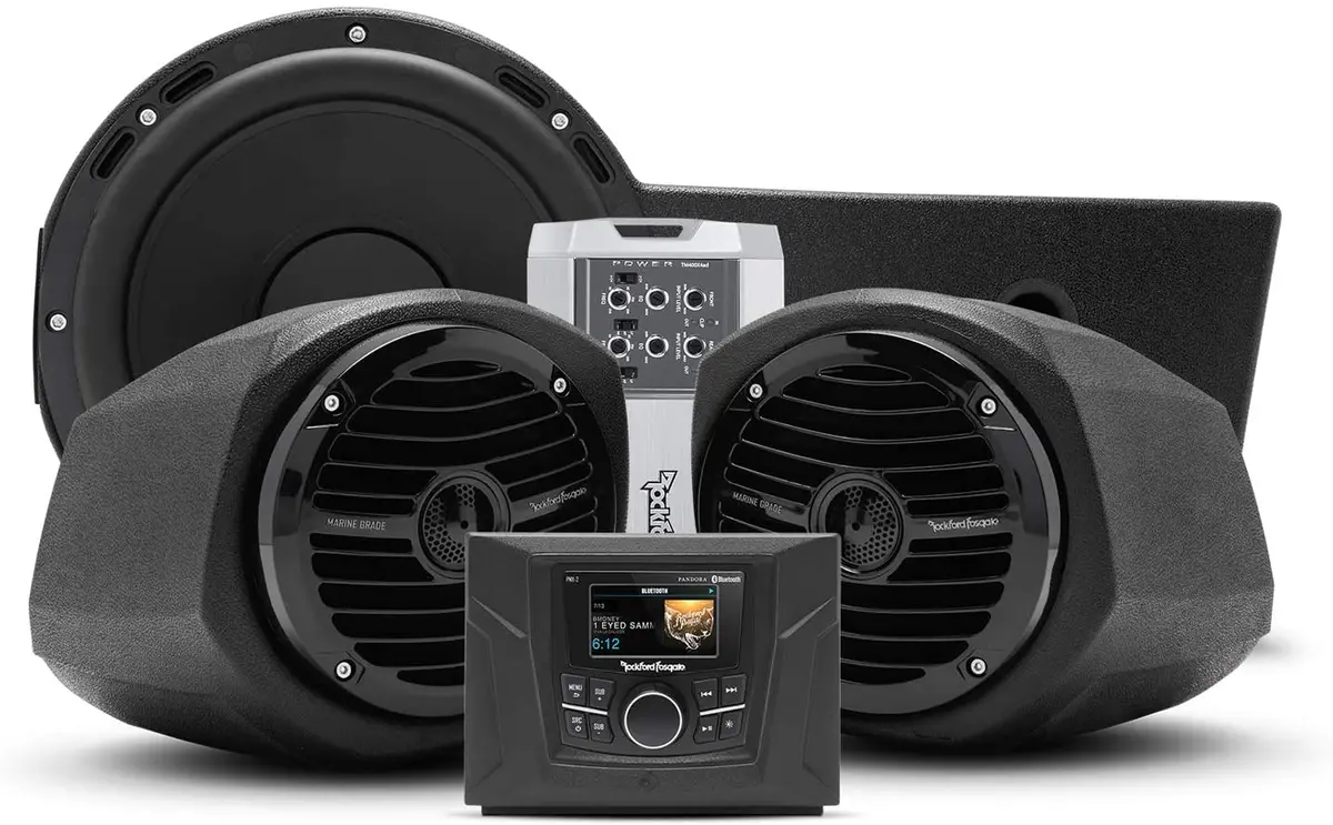 Stage 3 Audio Stereo System Kit (Gen 3) For Polaris General By Rockford Fosgate 1