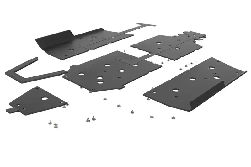 Seizmik Uhmw Skid Plate Kit With Integrated Tree Kickers/Rock Sliders – Polaris Ranger Xp 1000 1