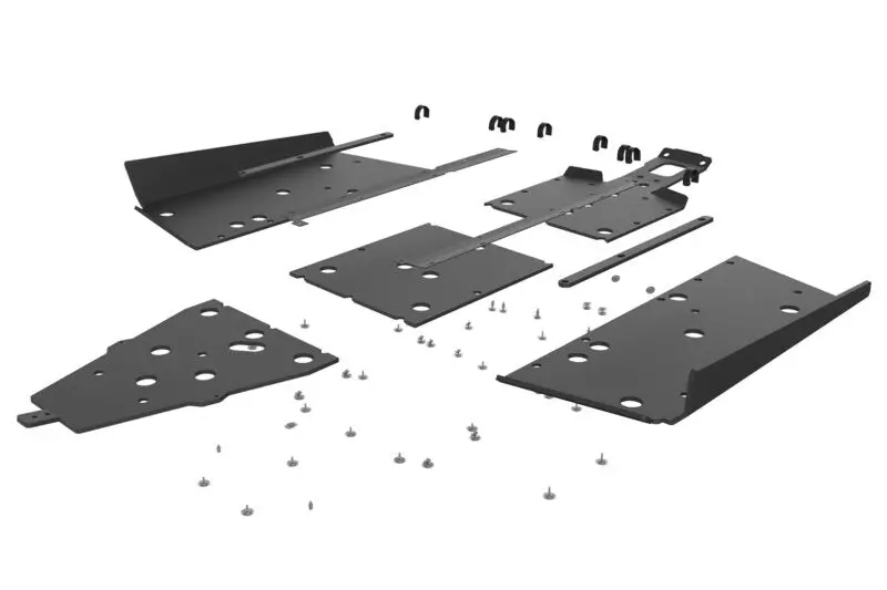 Seizmik Uhmw Skid Plate Kit With Integrated Tree Kickers/Rock Sliders – Polaris General Xp 1000 1